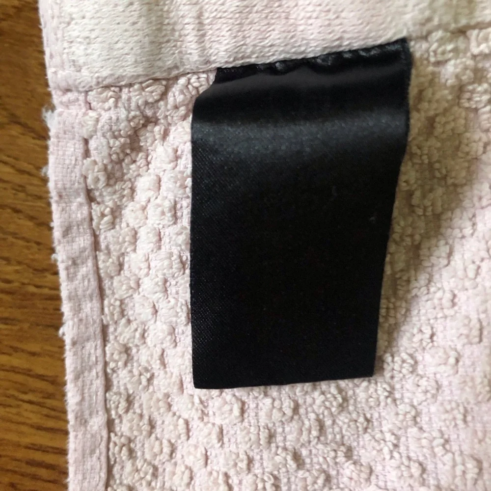 cotton pink textures towel